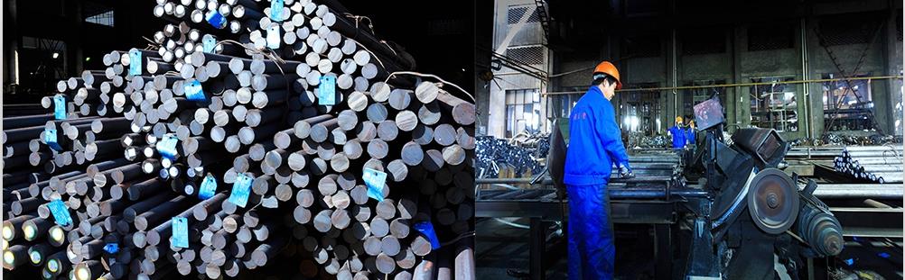 تخزين / فحص مواد الصف والقطع بواسطة آلة المنشار Row Material storage/inspection and cutting by saw machine